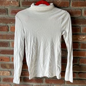 JCrew White Turtleneck